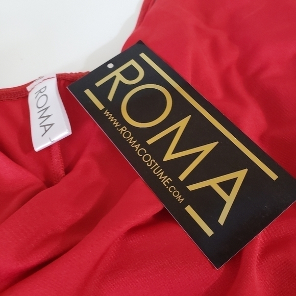 NEW Roma Wrapped Mini Dress Red Large Yandy - Picture 4 of 8
